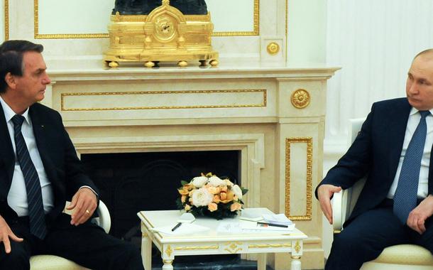 Presidente Jair Bolsonaro se reúne com presidente da Rússia, Vladimir Putin, em Moscou 16/02/2022