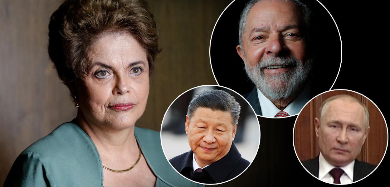 Dilma, Lula, Xi e Putin