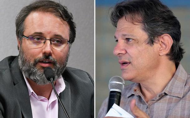 Daniel Cara e Fernando Haddad