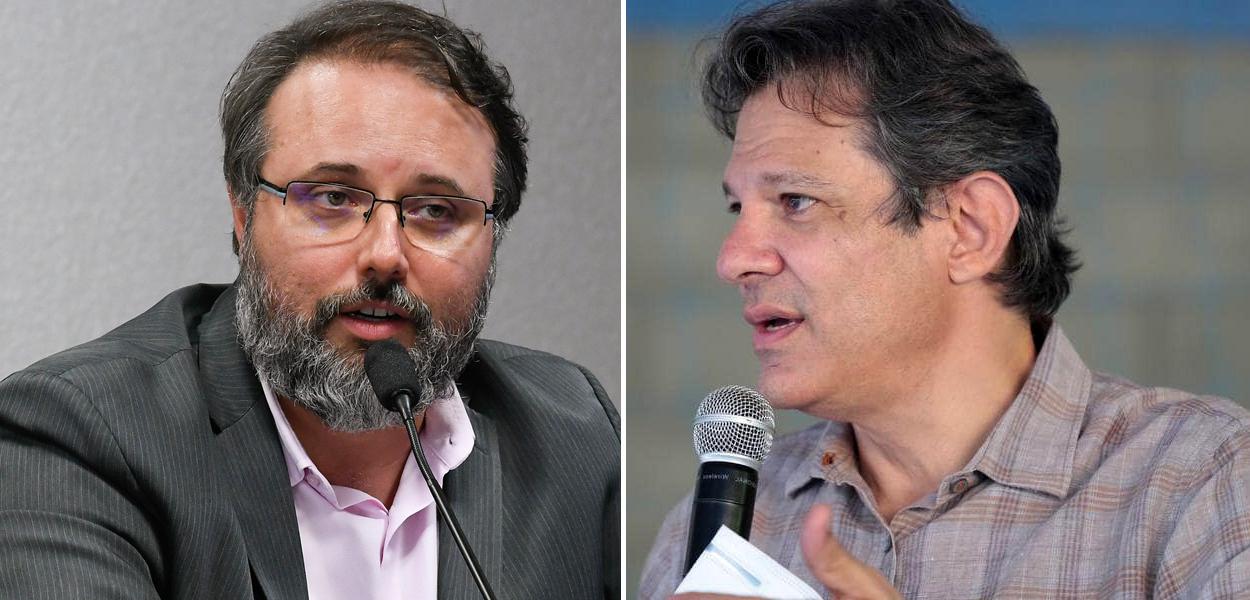 Daniel Cara e Fernando Haddad