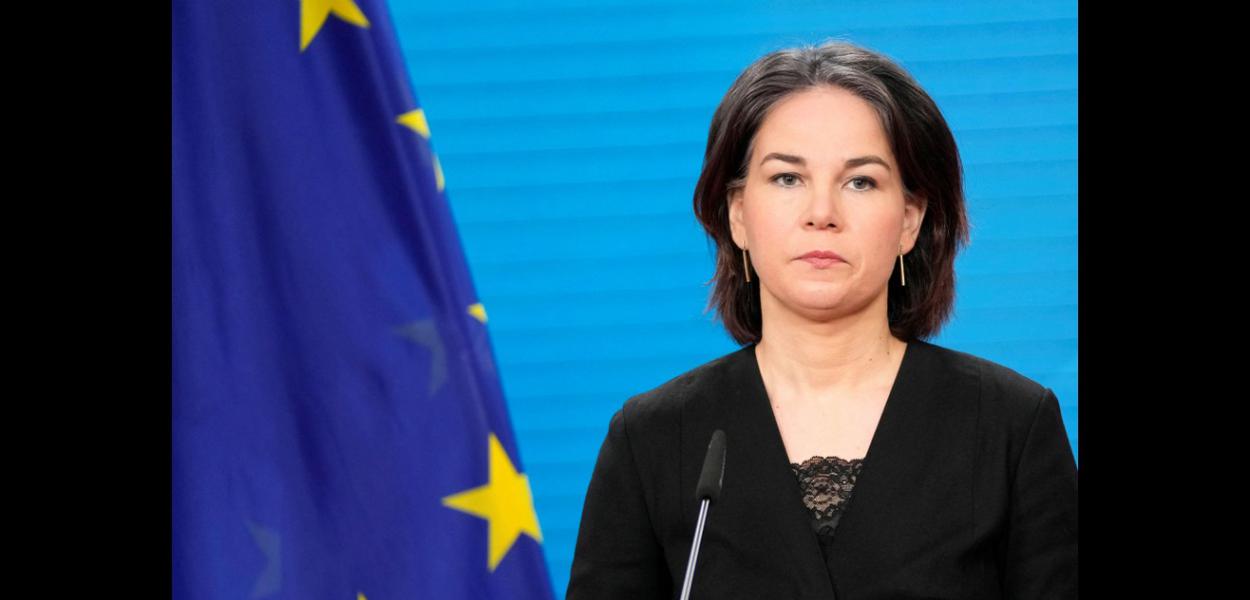 A ministra das Relações Exteriores da Alemanha, Annalena Baerbock
