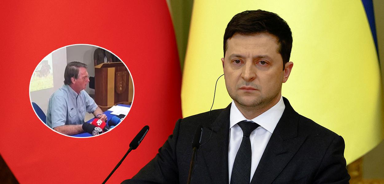Bolsonaro e Zelenskiy