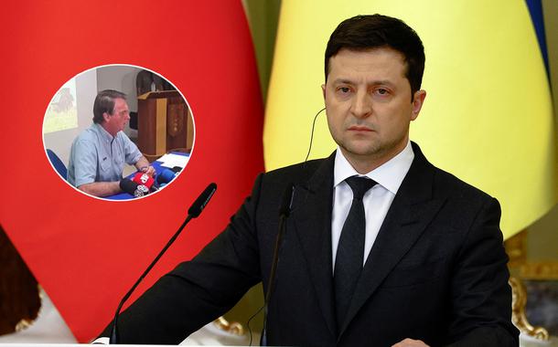Bolsonaro e Zelenskiy
