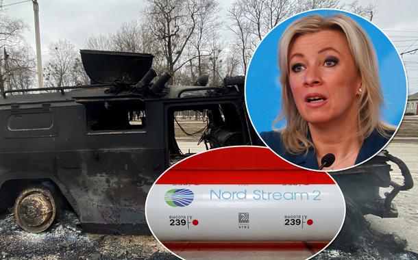 Guerra na Ucrânia, gasoduto Nord Stream 2 e a porta-voz do Ministério das Relações Exteriores da Rússia, Maria Zakharova