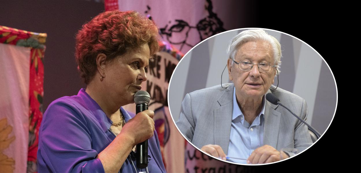 Dilma Rousseff e Luiz Pinguelli Rosa