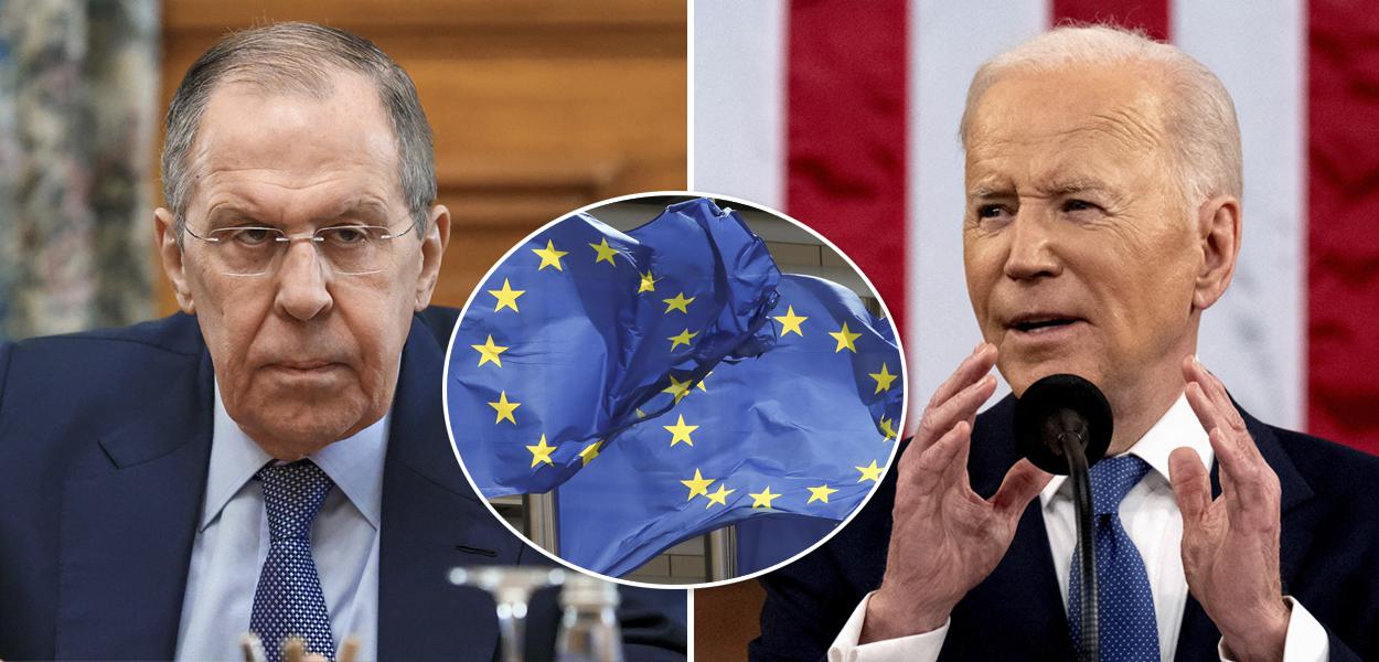 Sergey Lavrov e Joe Biden