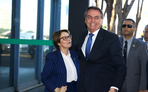 Tereza Cristina e Jair Bolsonaro