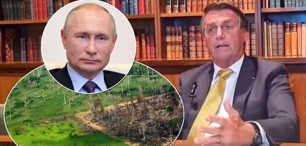 Vladimir Putin, Amazônia e Jair Bolsonaro