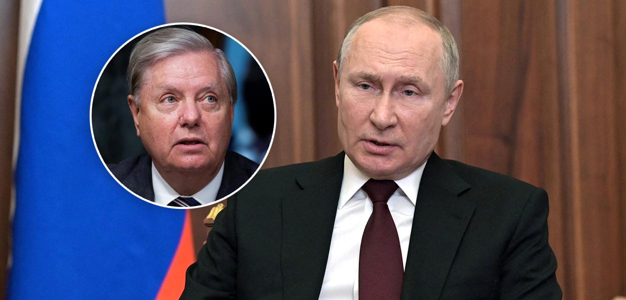 Lindsey Graham e Vladimir Putin