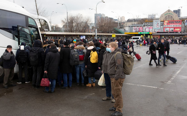 Refugiados da guerra na Ucrânia