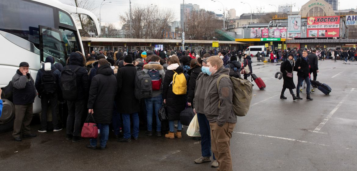 Refugiados da guerra na Ucrânia