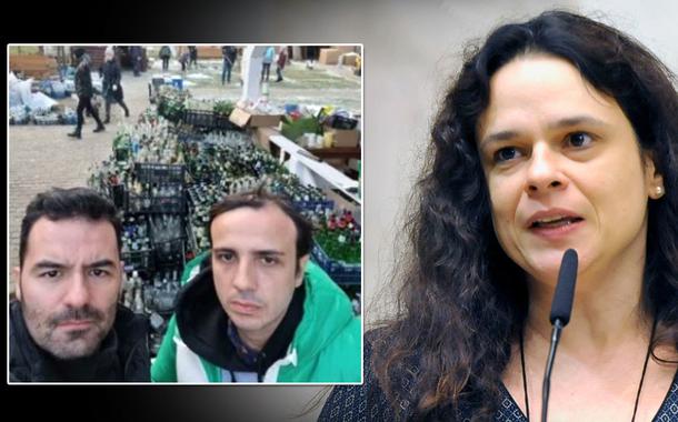 Janaína, Arthur do Val e Renan Santos