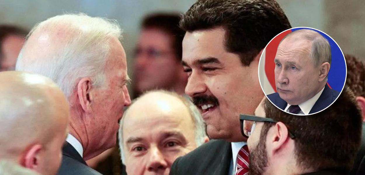 Biden com Maduro; e Putin