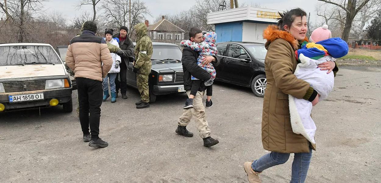 Refugiados de Mariupol