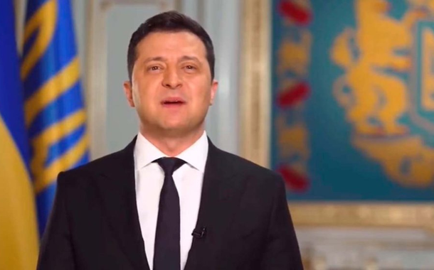 Volodomyr Zelensky, presidente da Ucrânia