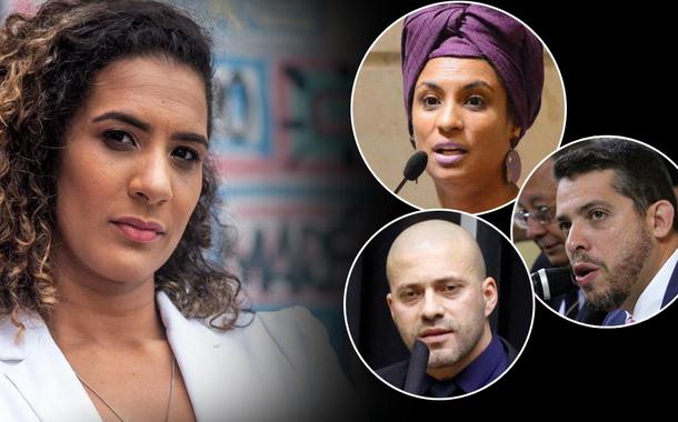 Anielle Franco, Marielle Franco, deputado Daniel Silveira e o deputado Rodrigo Amorim