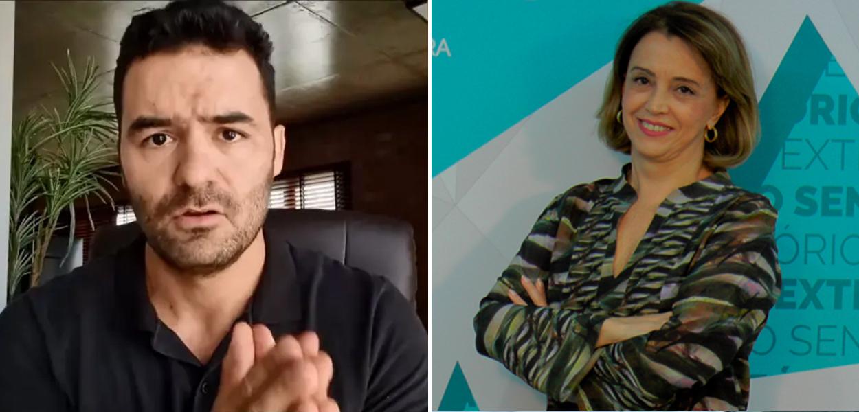 Arthur do Val e Marisa Santos