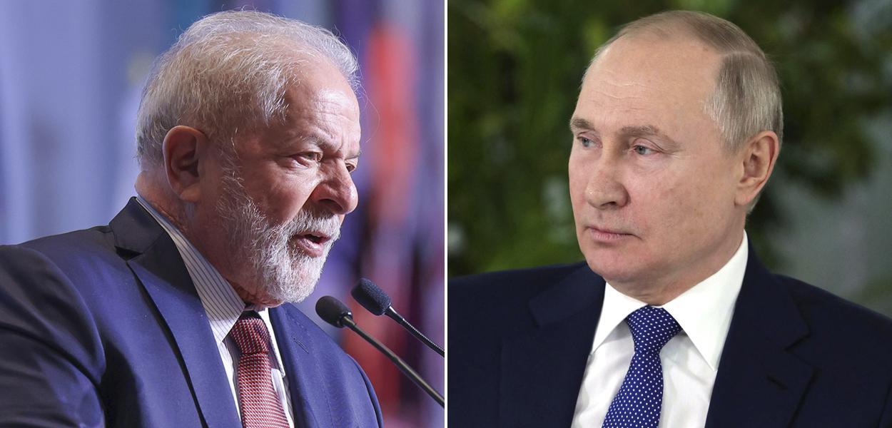 Lula e Vladimir Putin