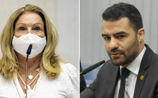 Maria Lúcia Amary e Arthur do Val