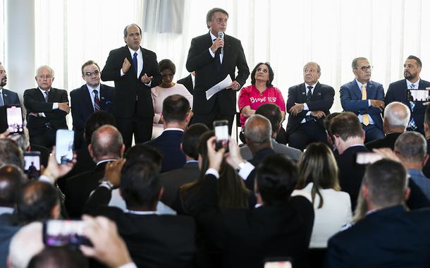 O presidente da República, Jair Bolsonaro,se reúne com lideranças evangélicas, no evento “Encontro com Lideranças Evangélicas”, no Palácio da Alvorada.