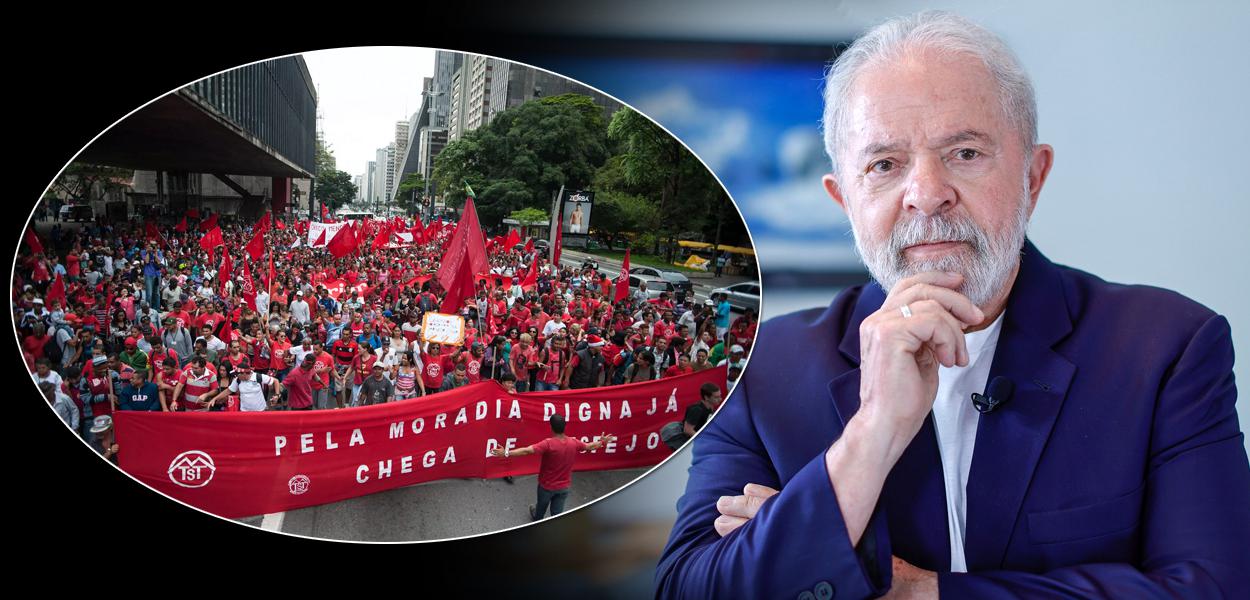 Ato do MTST e o ex-presidente Luiz Inácio Lula da Silva