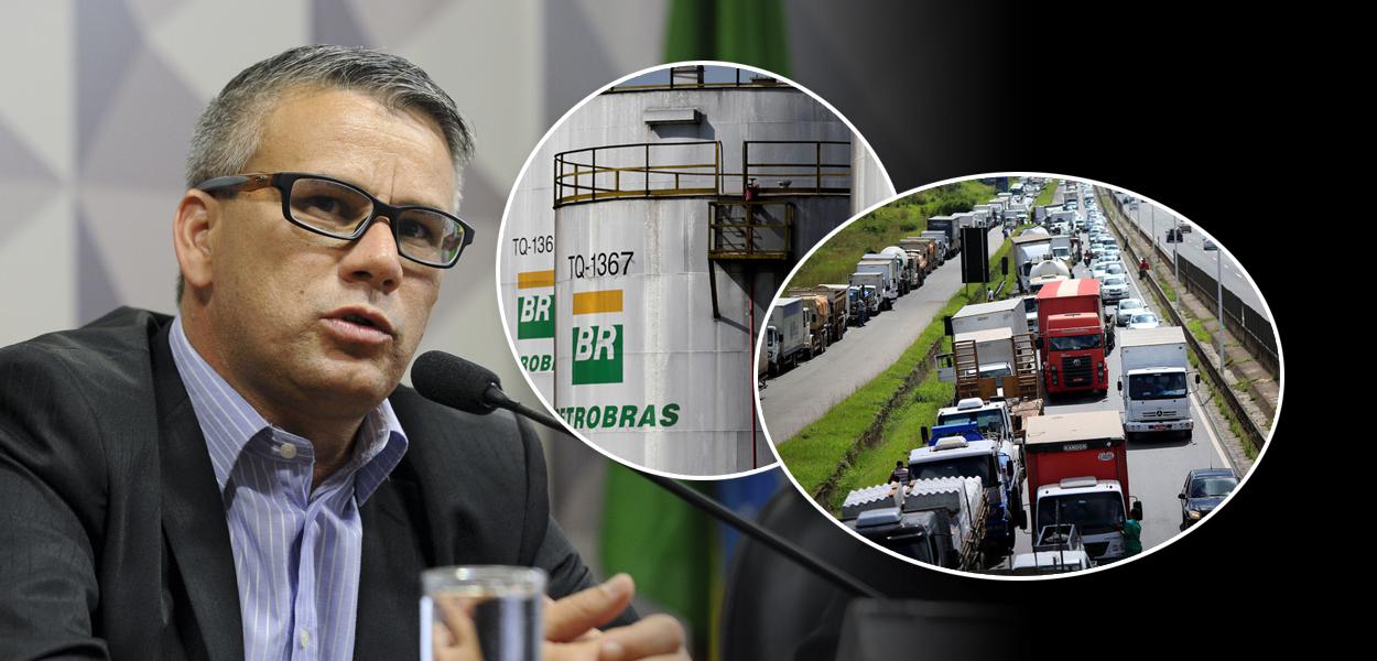 Wanderlei Alves, tanques de combustíveis da Petrobras e greve dos caminhoneiros