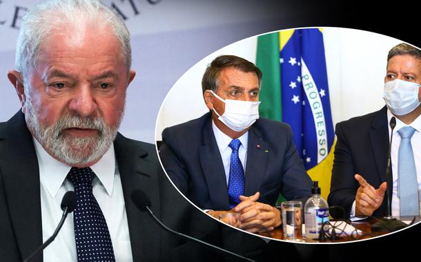 Lula, Jair Bolsonaro e Arthur Lira