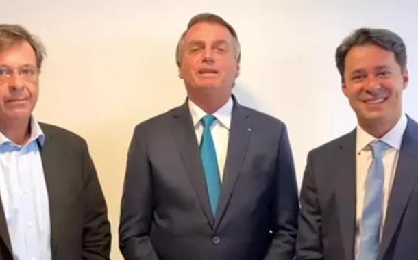 Gilson Machado, Jair Bolsonaro e Anderson Ferreira