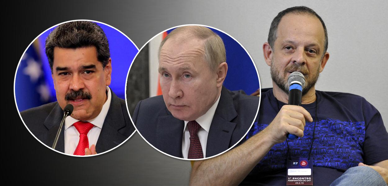 Nicolás Maduro, Vladimir Putin e Breno Altman