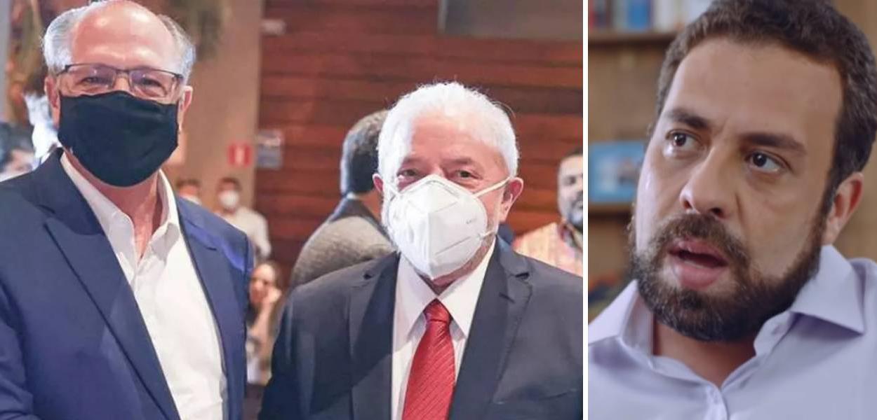 Geraldo Alckmin, Lula e Guilherme Boulos