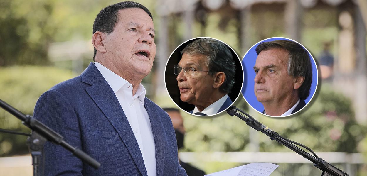Mourão, Silva e Luna e Bolsonaro