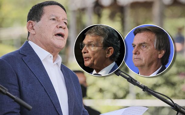 Mourão, Silva e Luna e Bolsonaro