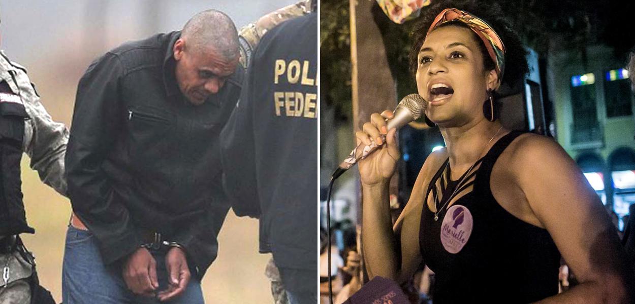 Adelio Bispo e Marielle Franco