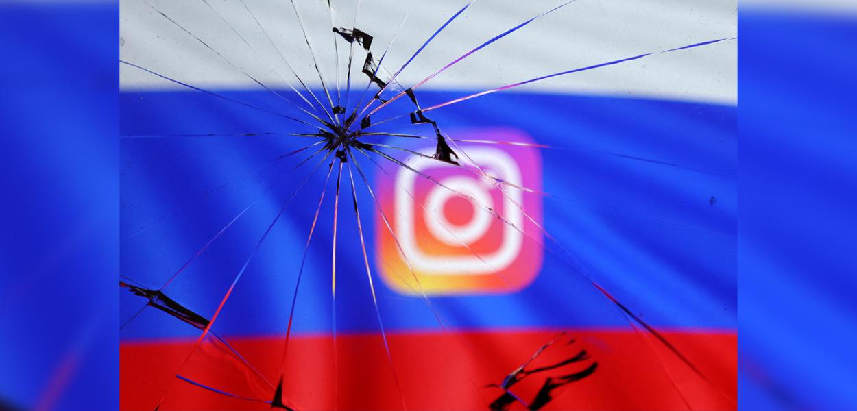 Usuários do Instagram na Rússia são informados sobre interrupção do serviço a partir da meia-noite 11/03/2022