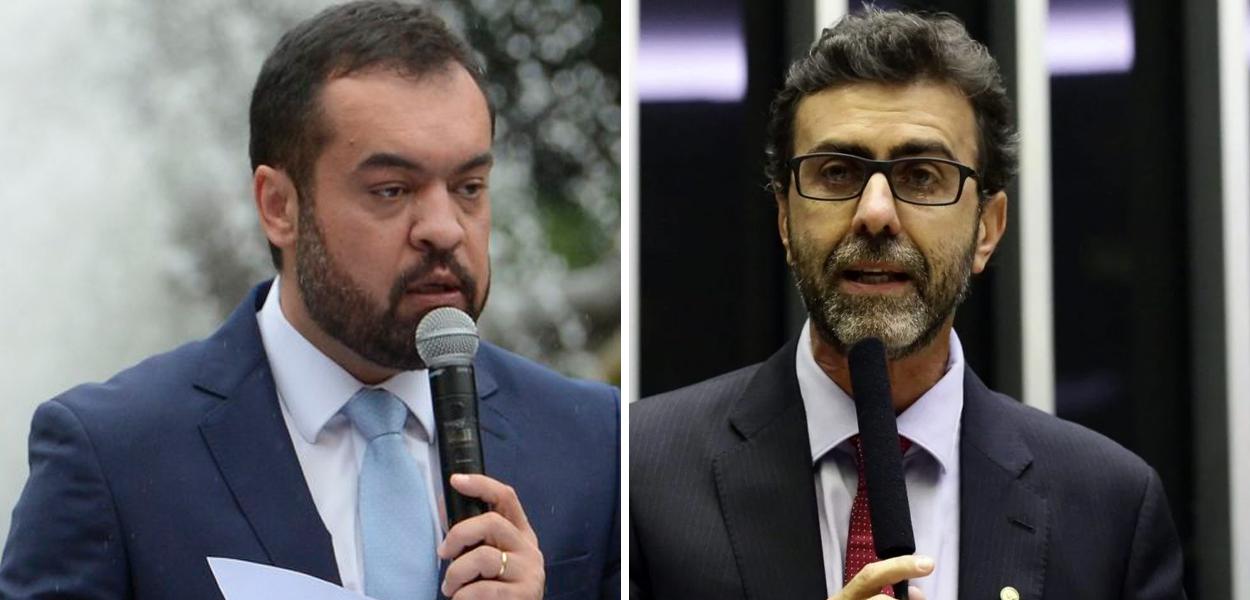 Governador Cláudio Castro e o deputado Marcelo Freixo (Foto: ABr) Governador Cláudio Castro e o deputado Marcelo Freixo