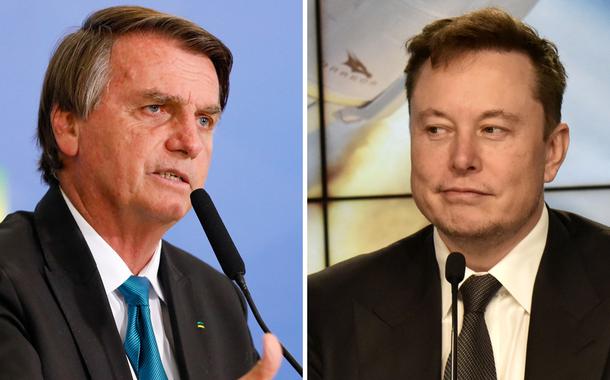 Bolsonaro e Elon Musk