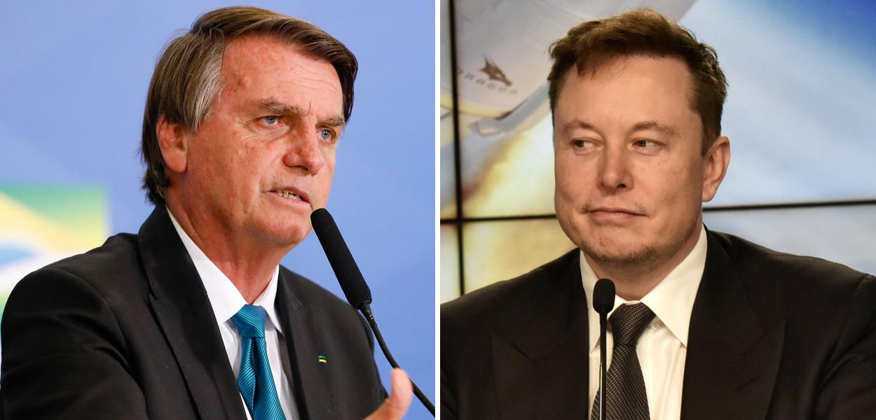 Bolsonaro e Elon Musk