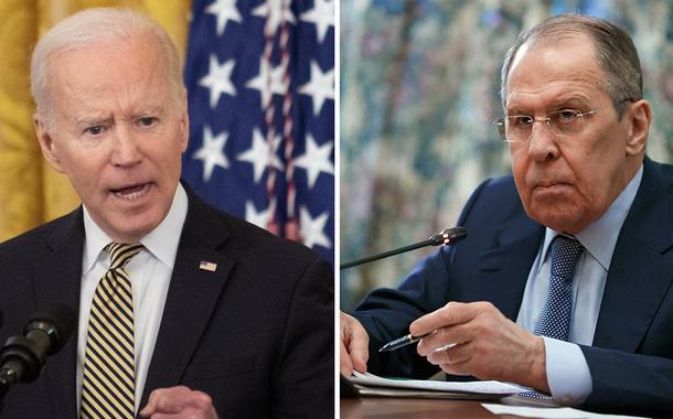 Joe Biden e Sergey Lavrov