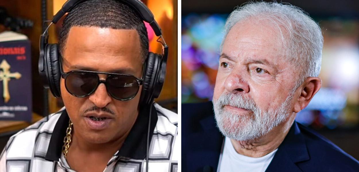 Mano Brown e o ex-presidente Luiz Inácio Lula da Silva