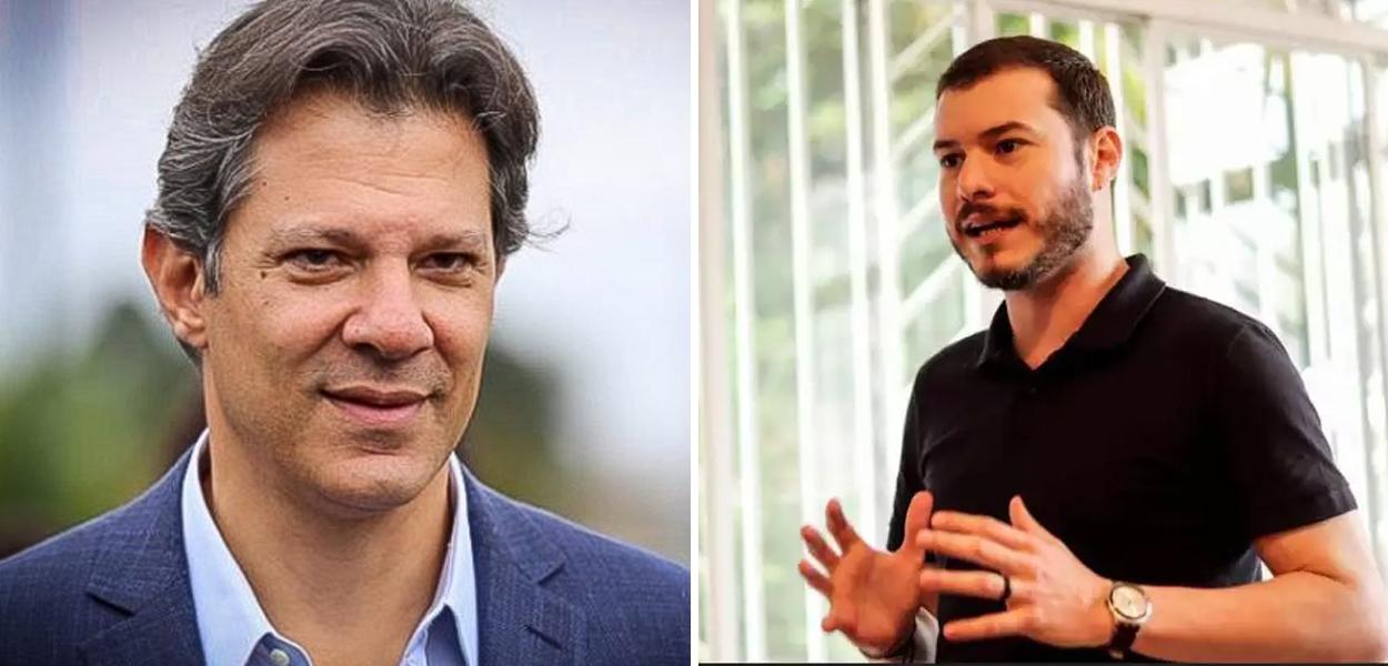 Fernando Haddad e Juliano Medeiros