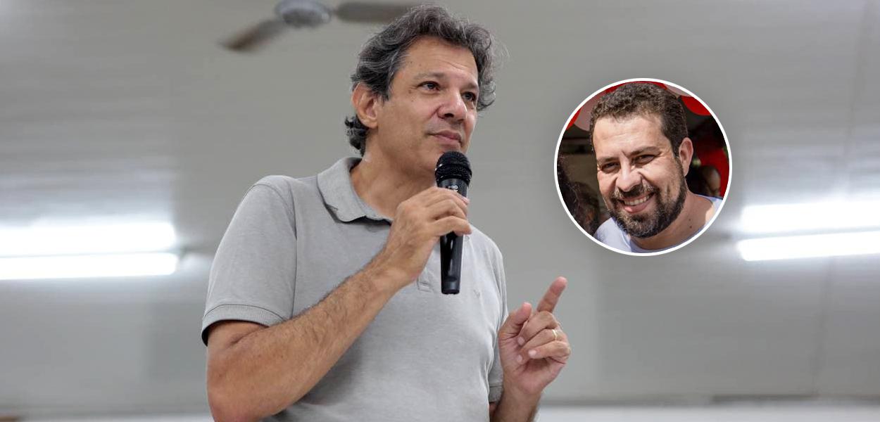 Fernando Haddad e Guilherme Boulos