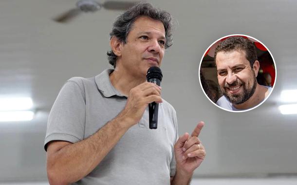 Fernando Haddad e Guilherme Boulos