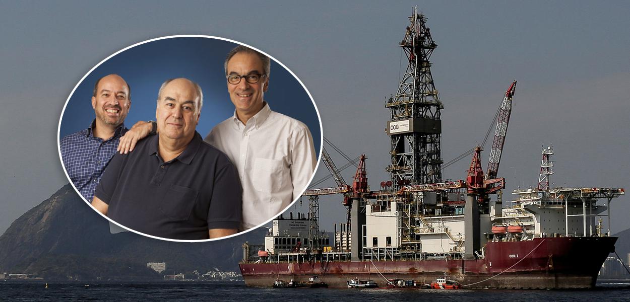 A família Marinho e uma plataforma de petróleo