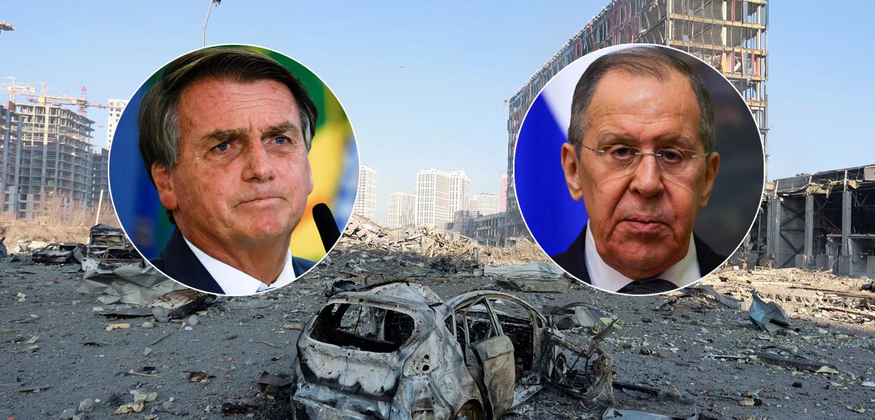 Jair Bolsonaro e o chanceler russo, Sergei Lavrov