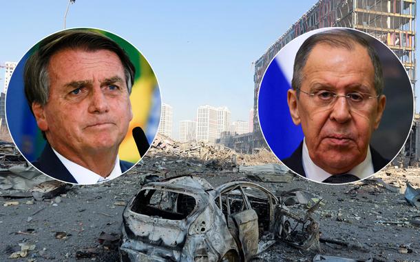 Jair Bolsonaro e o chanceler russo, Sergei Lavrov