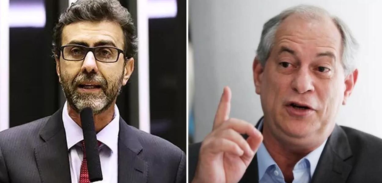 Marcelo Freixo e Ciro Gomes