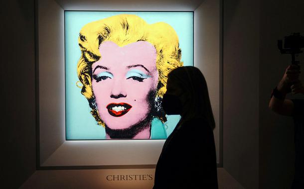 Retrato de Marilyn Monroe feito por Andy Warhol vai a leilão com valor estimado em US$200 mi