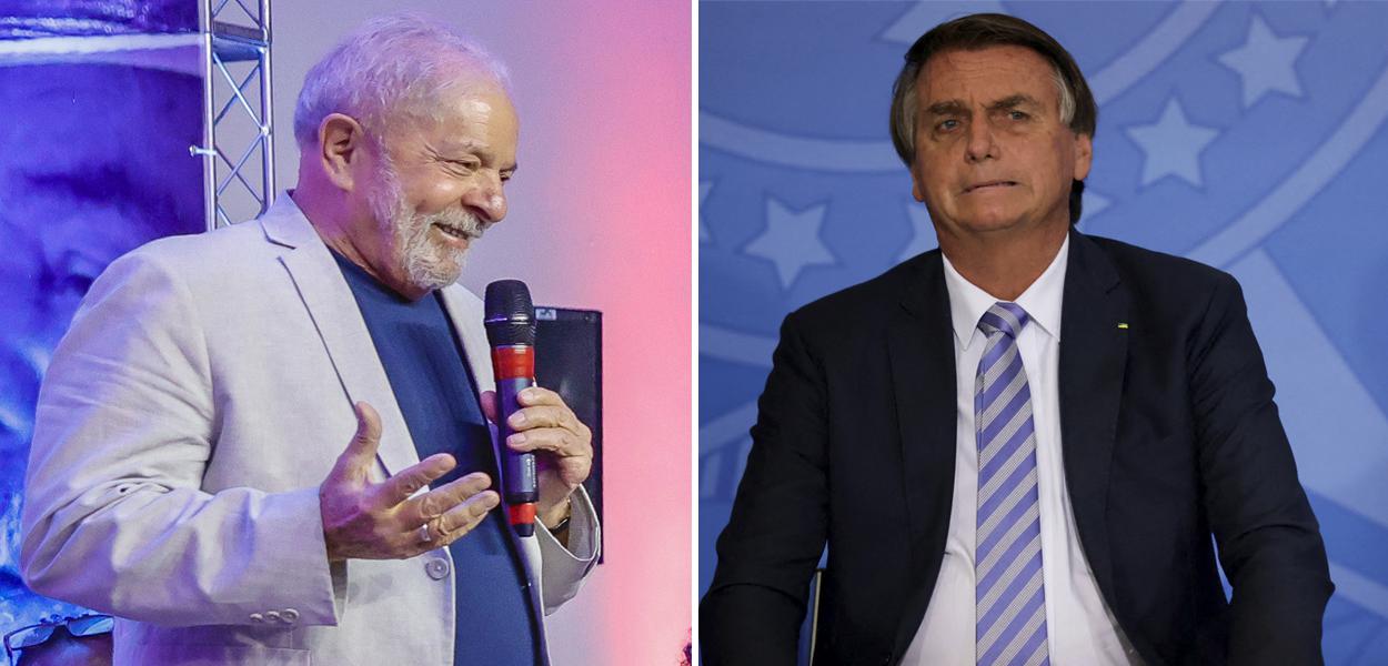 Lula e Bolsonaro