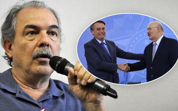 Aloizio Mercadante e Bolsonaro com Milton Ribeiro