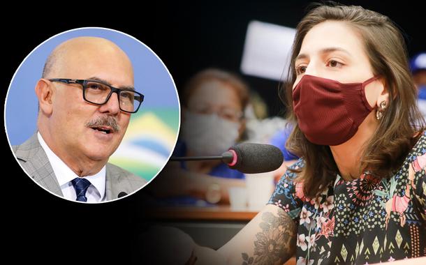 Ministro Milton Ribeiro e a deputada federal Natália Bonavides
